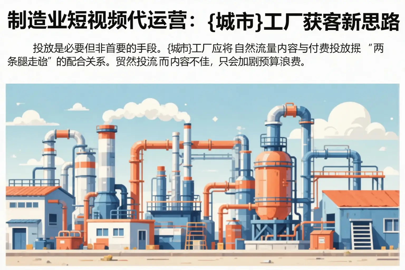 制造业短视频代运营：曲沃工厂获客新思路